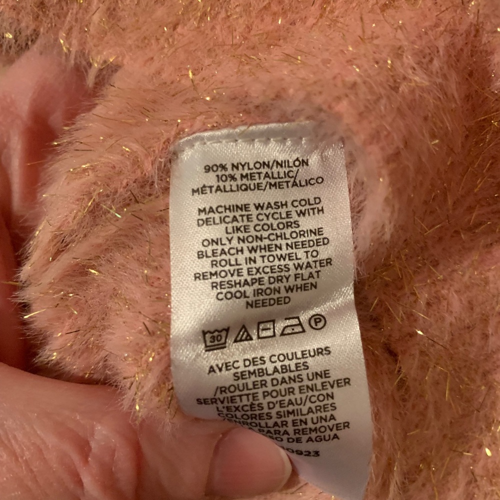 Loft XL Fuzzy Shimmer Sweater - Picture 4 of 6